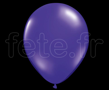 50 ballons Violet nacrés