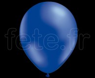 50 BALLONS - Latex - Unis - NACRE - Ø30cm BLEU 