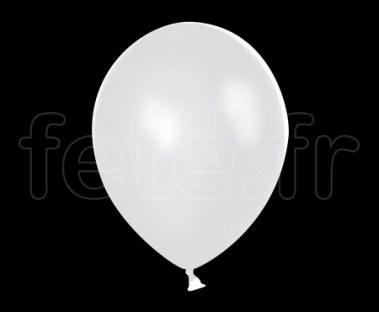 100 Ballons - Latex - Unis - Cristal - Ø30cm 