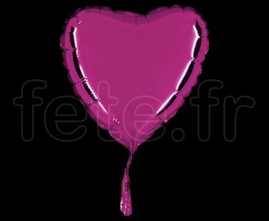 Ballon - Mylar - Coeur - Brillant - Uni - 20cm 