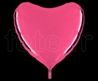 Ballon - Mylar - Coeur - Brillant - Uni - 90cm ROSE 