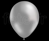 50 Ballons - Latex - Unis - Mat - Ø30cm GRIS 