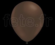 100 Ballons  BALLOONIA - Latex - Unis - Mat - Ø30cm CHOCOLAT 