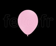 100 Ballons - Latex - Unis - Pastel - Ø10cm ROSE 