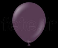 100 Ballons- Latex - Unis - Mat - Ø30cm KALISAN PRUNE 