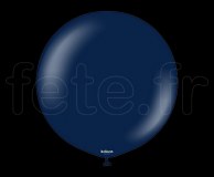 1 Ballon - Latex - Unis - Mat - Ø50cm - KALISAN NAVY 