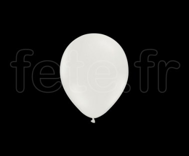 100 Ballons - Latex - Unis - Cristal - Ø10cm