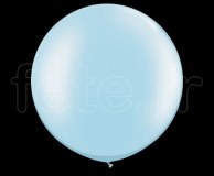 1 Ballon - Latex - Unis - Mat - Ø50cm CIEL