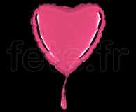 Ballon - Mylar - Coeur - Brillant - Uni - 20cm ROSE