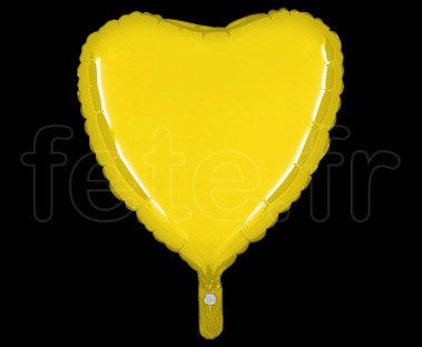 Ballon - Mylar - Coeur - Brillant - Uni - 45cm