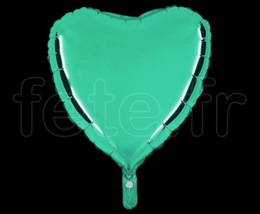 Ballon - Mylar - Coeur - Brillant - Uni - 45cm