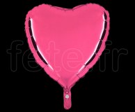 Ballon - Mylar - Coeur - Brillant - Uni - 45cm ROSE