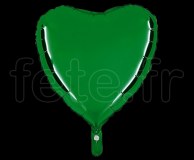 Ballon - Mylar - Coeur - Brillant - Uni - 45cm SAPIN