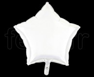 Ballon - Mylar - Etoile - Brillant - Uni - 45cm BLANC