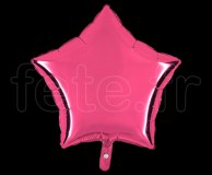 Ballon - Mylar - Etoile - Brillant - Uni - 45cm ROSE 