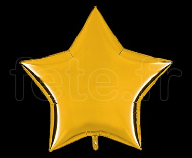 Ballon - Mylar - Etoile - Brillant - Uni - 90cm