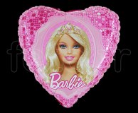 1 Ballon - Mylar - Rond - Licence - Ø 45cm BARBIE