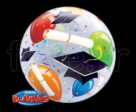 Ballon - Bubble - Fantaisy - Sphérique - 56cm FELICITATION