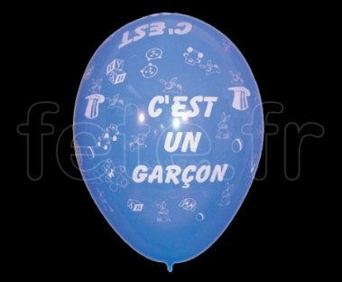 Ballon - Latex - Fantaisie - Ø30cm 