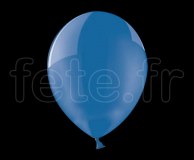 Ballon - Latex - Unis - Cristal - Ø30cm BLEU 