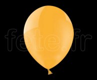 Ballon - Latex - Unis - Cristal - Ø30cm ORANGE 