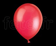 Ballon - Latex - Unis - Cristal - Ø30cm ROUGE 