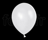 100 Balllons - Latex - Unis - Cristal - Ø30cm TRANSPARENT 