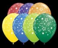 25 BALLONS - Latex - Déco - Mat - 30cm CARNAVAL 