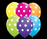 25 Ballons - Latex - Déco - Mat - 30cm POLKA 