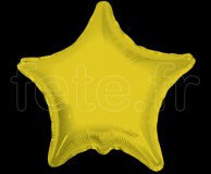 Ballon - Mylar - Etoile - Brillant - Uni - Ø 75cm OR 