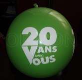 Fabrication de Ballons - Latex - 1m - Imprimé 1 ou 2 Face(s) - 1 Couleur 