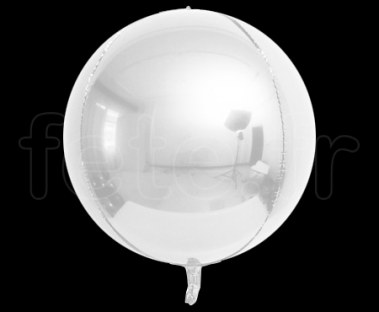 Ballon - Mylar - Sphérique - Miroir - Uni - Ø 40cm 