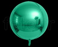 Ballon - Mylar - Sphérique - Miroir - Uni - Ø 40cm EMERAUDE 