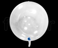Ballon - Mylar - Sphérique - Miroir - Uni - Ø 40cm TRANSPARENT 