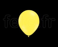 100 Ballons - Latex - Unis - Mat - Ø10cm CITRON 