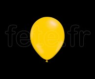 100 Ballons - Latex - Unis - Mat - Ø10cm JAUNE 