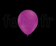 Ballon de baudruche latex biodégradable : 10 ballons mix mauves -  décoration anniversaire fête