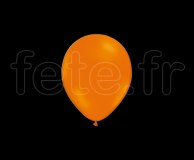 100 Ballons - Latex - Unis - Mat - Ø10cm ORANGE 