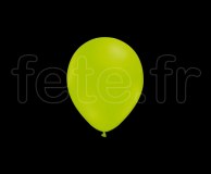 100 Ballons - Latex - Unis - Mat - Ø10cm PISTACHE 