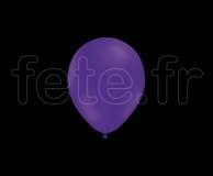 100 Ballons - Latex - Unis - Mat - Ø10cm VIOLET