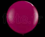 Ballon - Latex - Unis - Mat - 80cm BORDEAUX