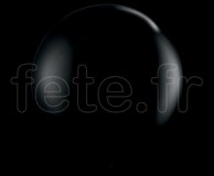 Ballon - Latex - Unis - Nacré - 1m NOIR 