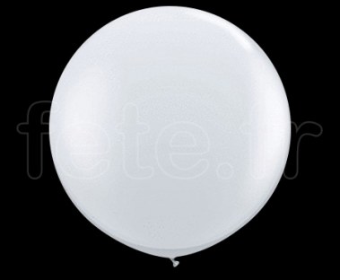 Ballon - Latex - Unis - Cristal - 1m 