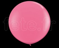1 Ballon - Latex - Unis - Mat - Ø60cm ROSE