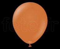 100 Ballons - Latex - Unis - Mat - Ø30cm KALISAN CARAMEL 