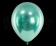 50 BALLONS - Latex - Unis - CHROME ULTRA - Ø30cm VERT 