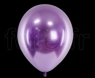 50 BALLONS - Latex - Unis - CHROME ULTRA - Ø30cm VIOLET 