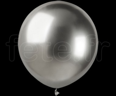 BALLON - Latex - Unis - CHROME ULTRA - Ø60cm 