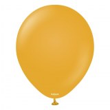 100 Ballons - Latex - Unis - Mat - Ø10cm KALISAN MOUTARDE 
