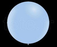 1 Ballon - Latex - Unis - Pastel - 80cm BLEU